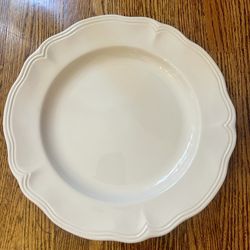 Vintage Mid Century Japan Federalist Ironstone 10 5/8” Dinner Plates White 4238