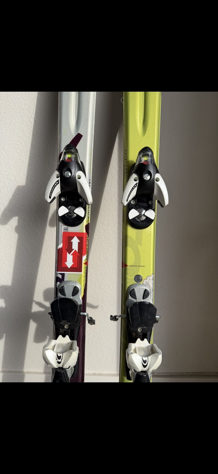 Salomon Twin Tip skis+bindings