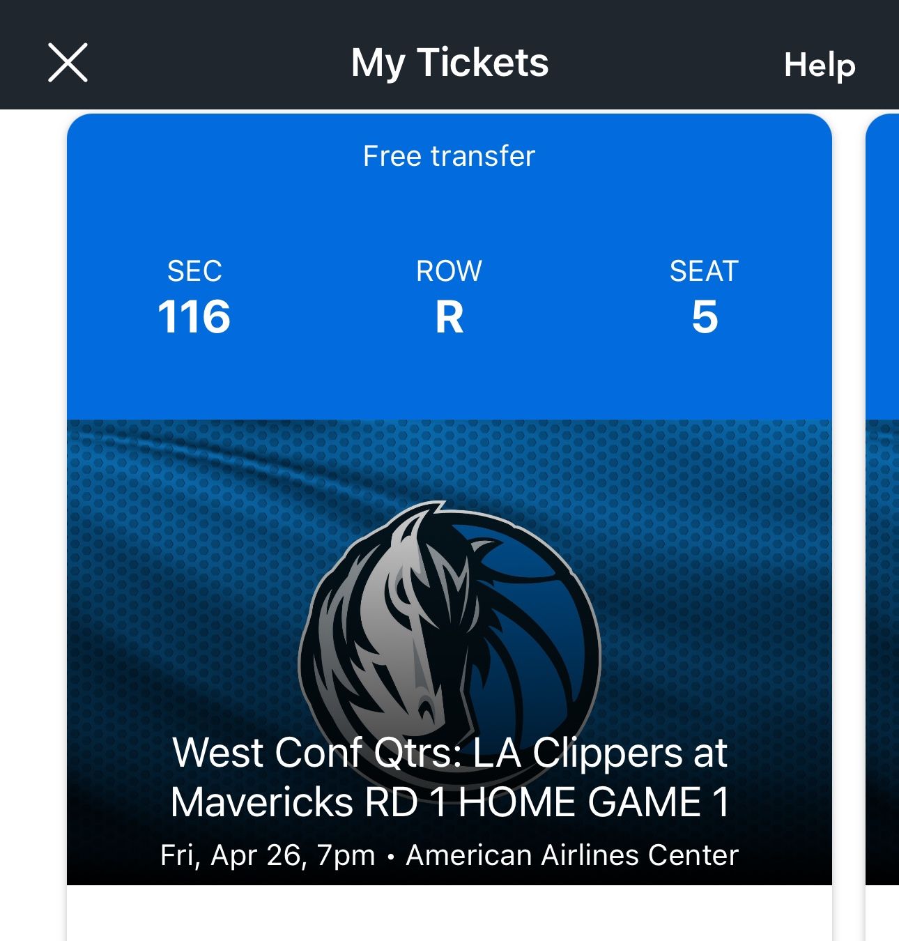 Dallas maverick Tickets