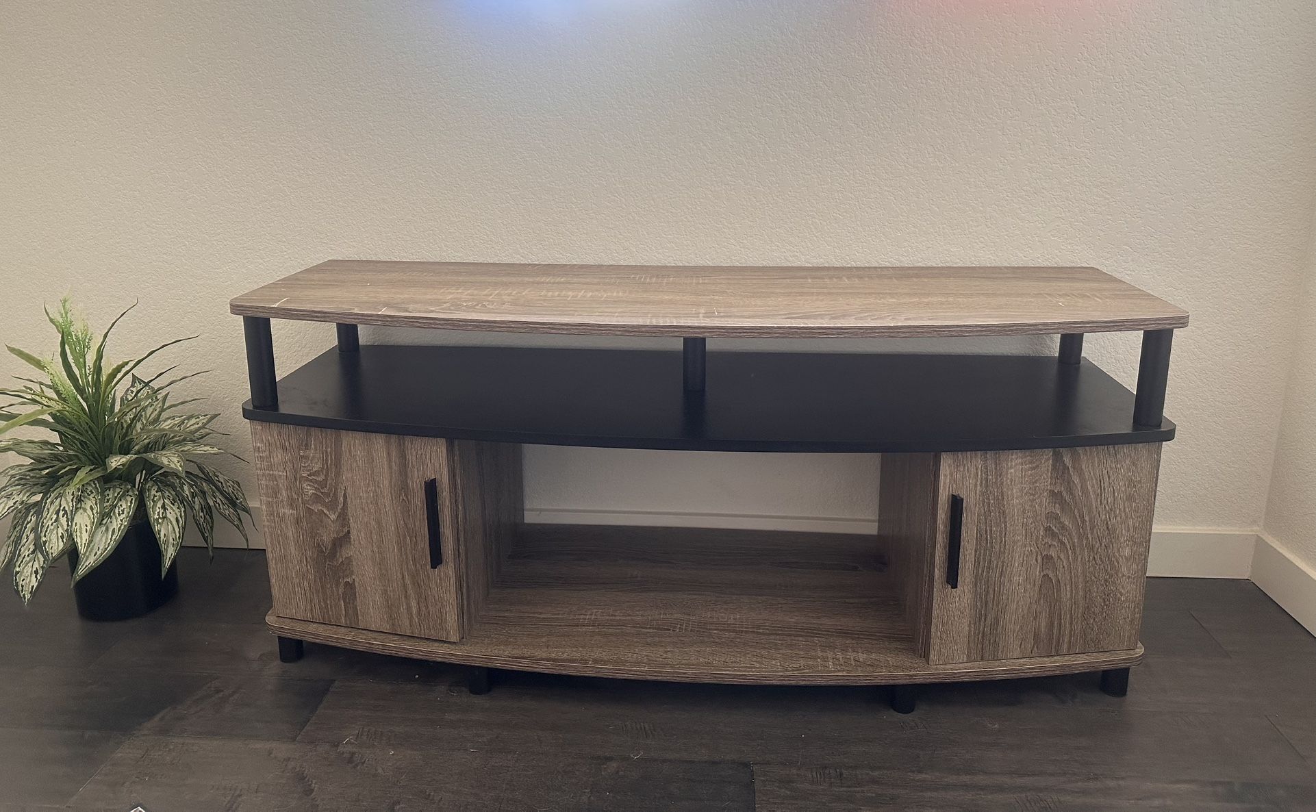  TV stand Or Decor Stand with storage cabinets.
