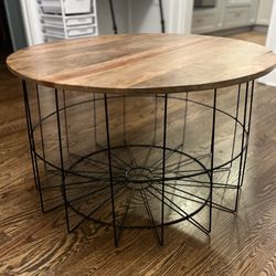 Mid century Modern Coffee Table With Storage 