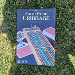 Solid Wood Cribbage