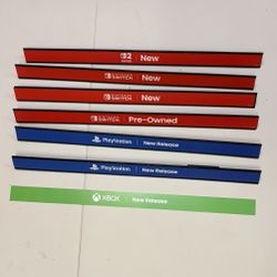 retail Nintendo Signs Playstation Xbox