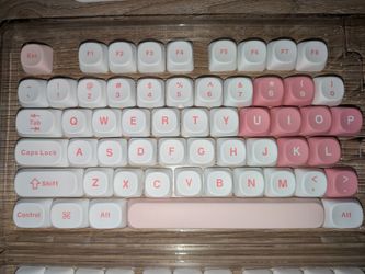 Pink MOA/KOA keycaps