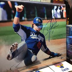 Dodgers Justin Turner autographed 11x17 photo