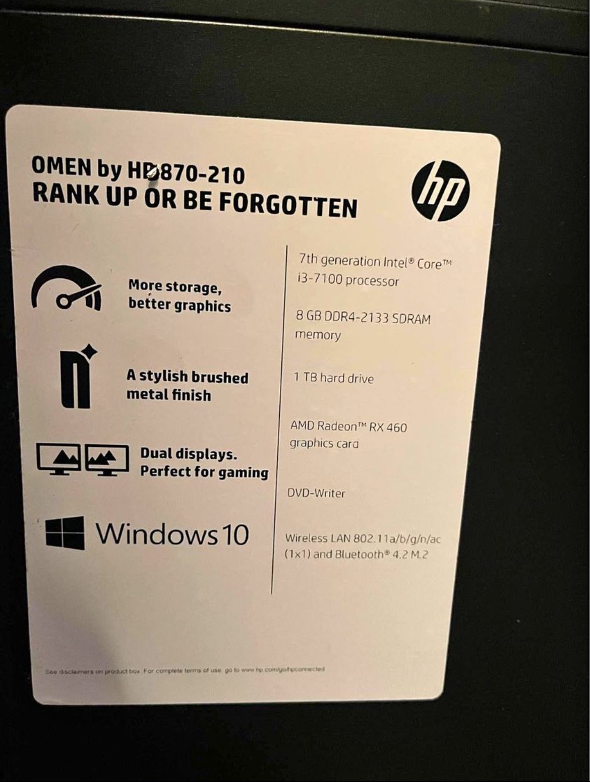 HP OMEN GAMING PC