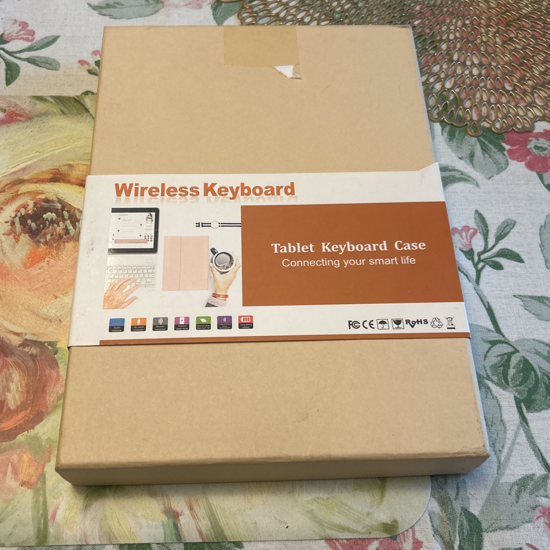 Wireless Keyboard With Case 