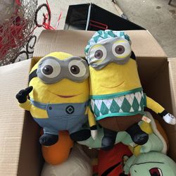 Pair Of Minion Plushes
