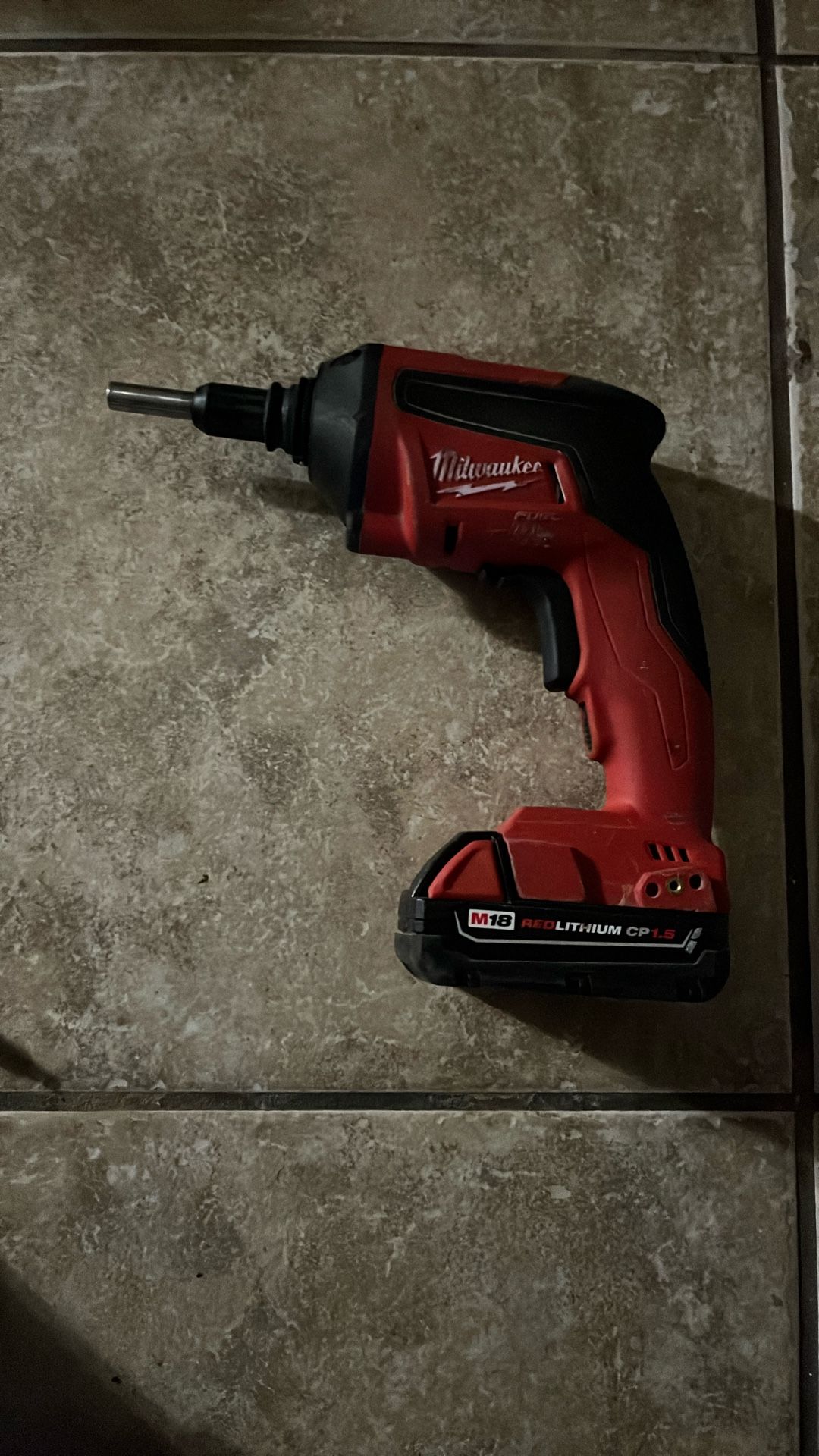 Milwaukee Fuel M18 Drywall Gun. Missing Cone Tip
