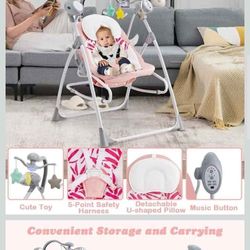 Baby Swing and Bouncer for  2 in 1Infants, Electric with remote