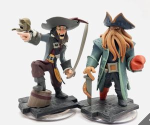 Disney Infinity 1.0 Pirates of the Caribbean Lot - Davy Jones & Captain Barbossa