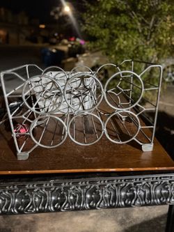 Metal Wire Wine Rack 6-Bottle