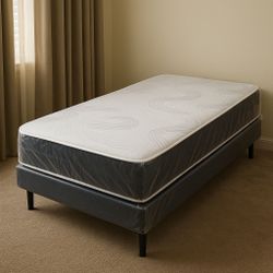 Brand New Twin Size Mattress 10” Thick – Factory Direct! Also available in Full, Queen & King. Ask about our Same-Day Delivery 🚚 