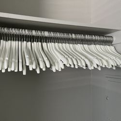 60 IKEA Wooden Hangers 
