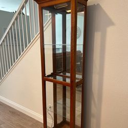 Glass cabinet with Light