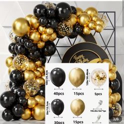 Party Decor Black & Gold 