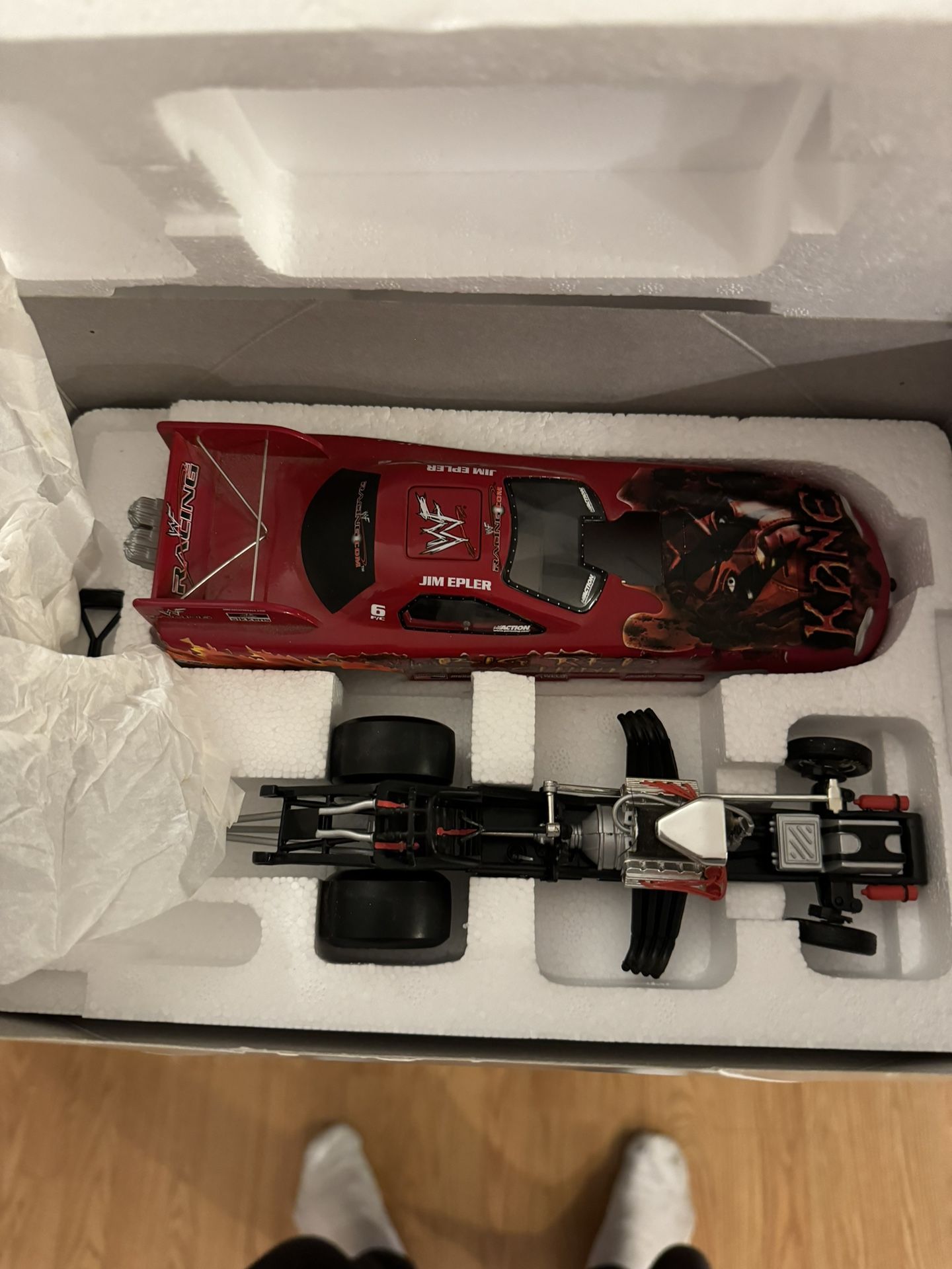 WWF Kane Drag Car
