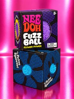 Nee Doh Fuzz Ball Sensory Squeeze Toys – Set of 2