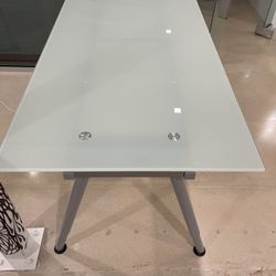 2 Tampered Glass Table 63 x 31.5 x 28 - only $125/ea