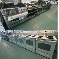 GREAT VARIETY OF GAS/ ELECTRIC STOVES, IN EXCELLENT CONDITION 