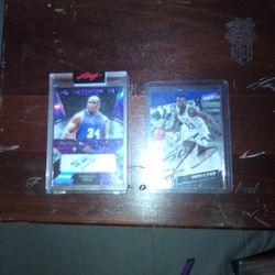 Shaquille O'Neal Autographed And Numbered Cards