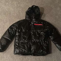 Mint Condition Black Prada Puffer, With Tags