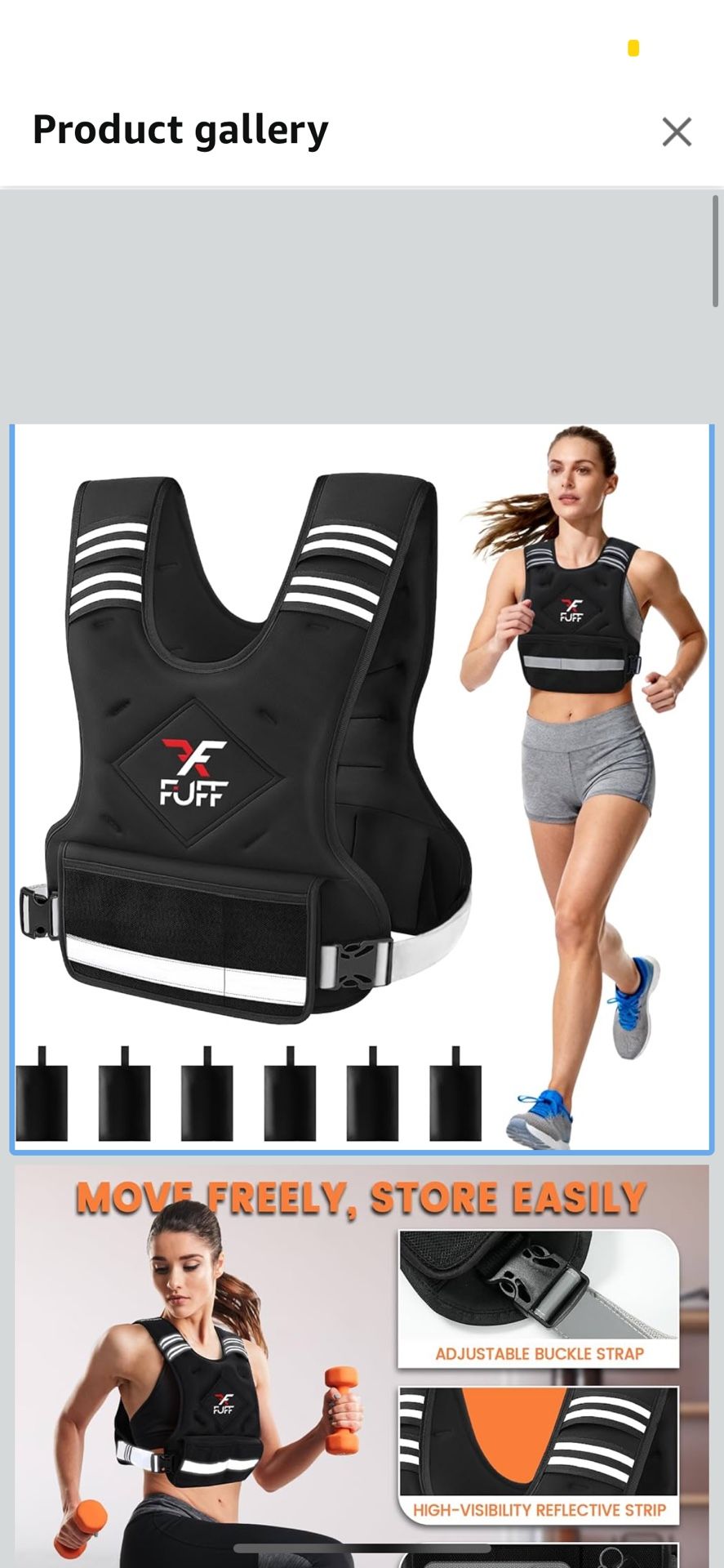 Adjustable Weight Vest 11-20lbs New