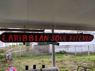 Custom Caribbean Soul Kitchen Sign