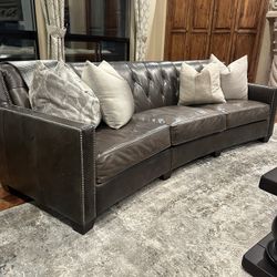 Charcoal Grey Couch set Hooker Brand 