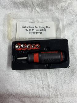 17 in 1 Ratcheting Screwdriver.