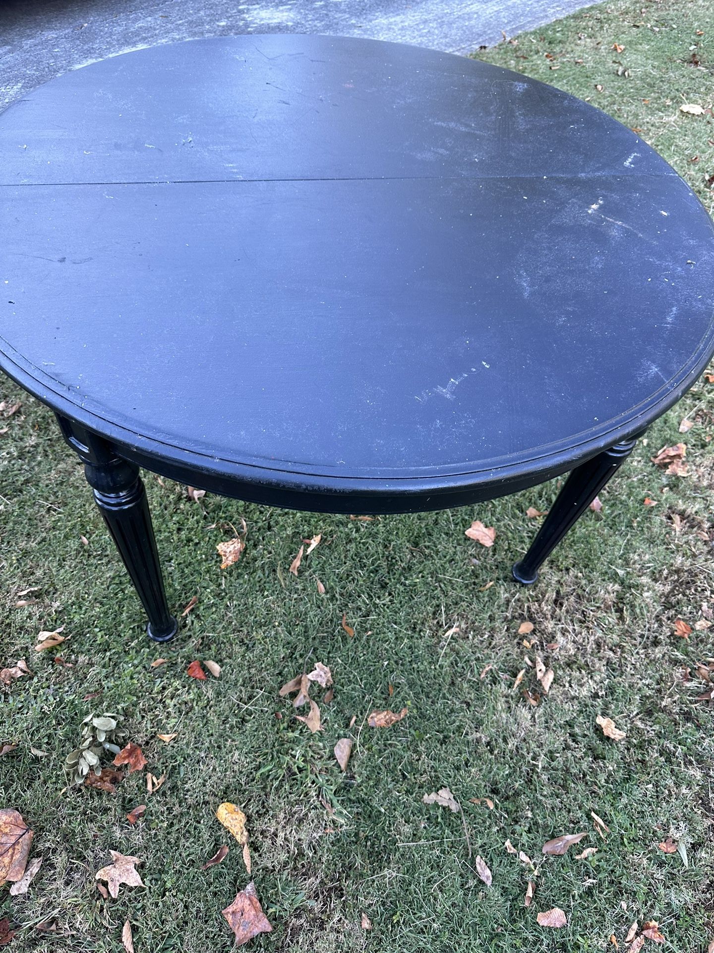 Round Antique Dining Table