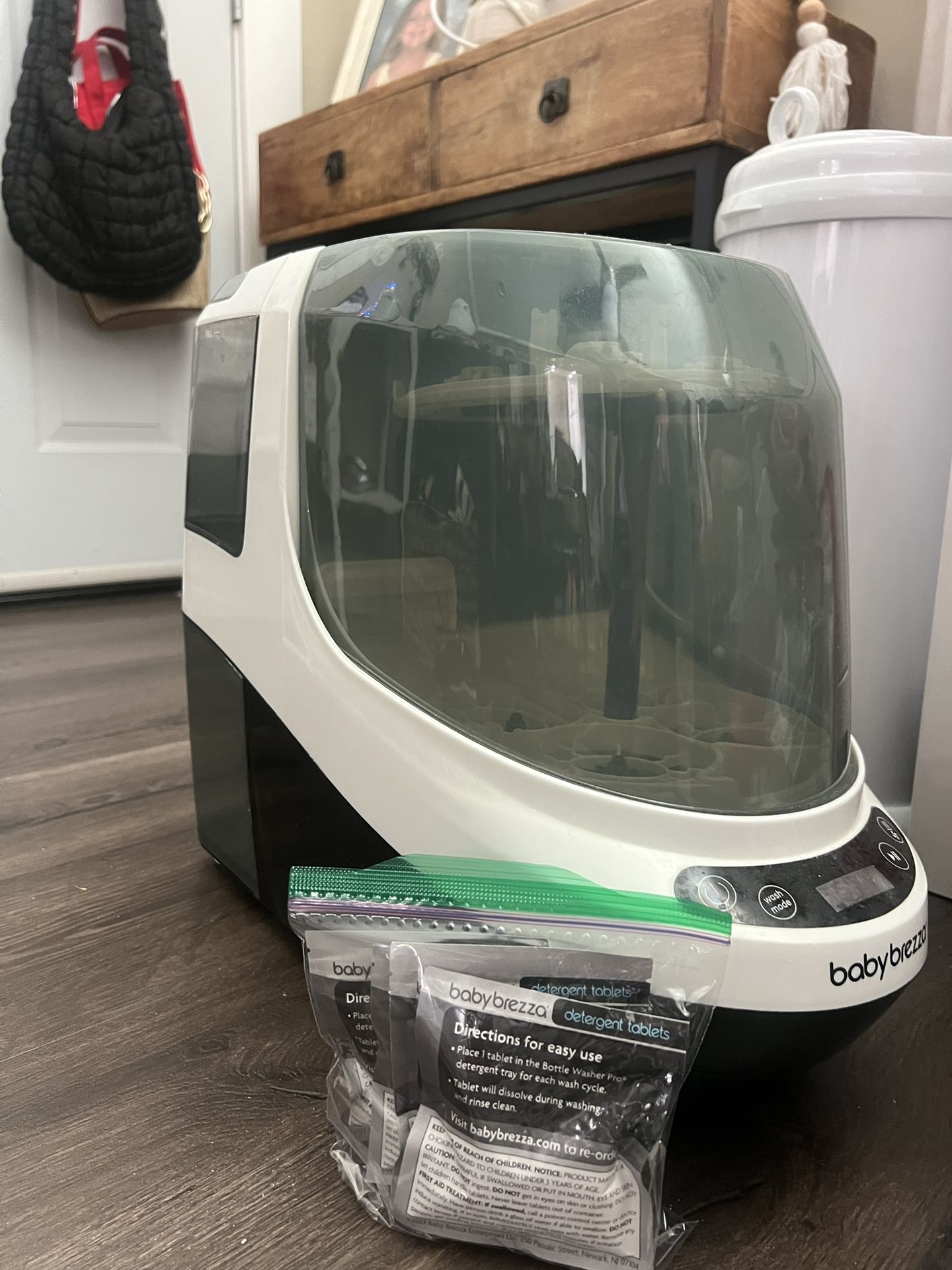 Baby Brezza Bottle Washer With Extra Washer Tablets