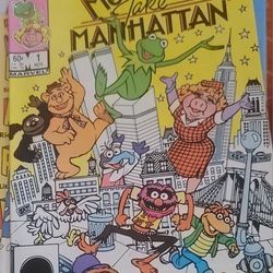 Star Comics 1984 The Muppets TAKE Manhattan Official Comic Adaptation Of The Movie + Free Harvey Comic