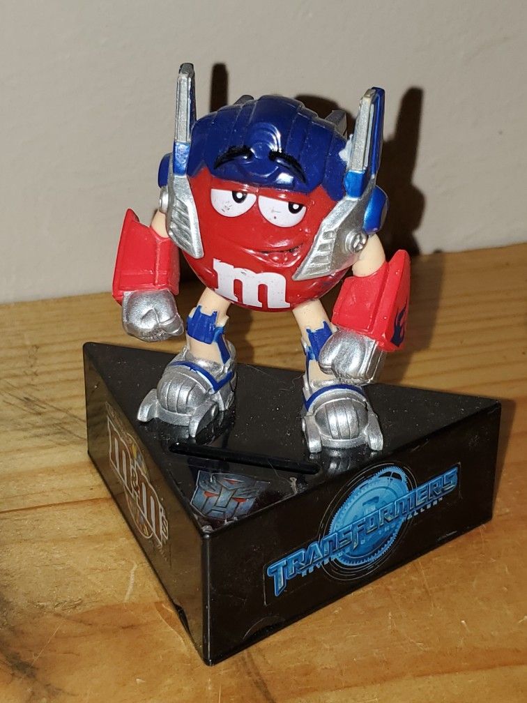 Transformers M&M's Optimus Prime 4" Mini Bank! Excellent Condition! 2007 Collectible! 