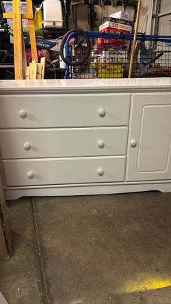 white dresser
