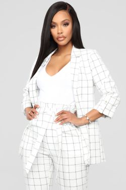 Back on the grind blazer set