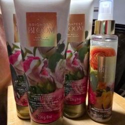 Bath & Body Works: 3 body cream & 1 diamond shimmer mist = $10
