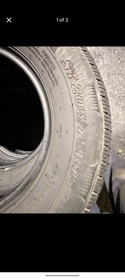 205/75/15 trailer tires full set