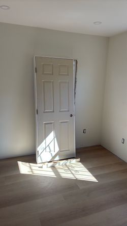 Pre hung door.  New Door