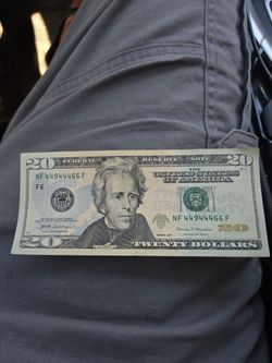 $20 BILL 5 OF KIND + PAIR