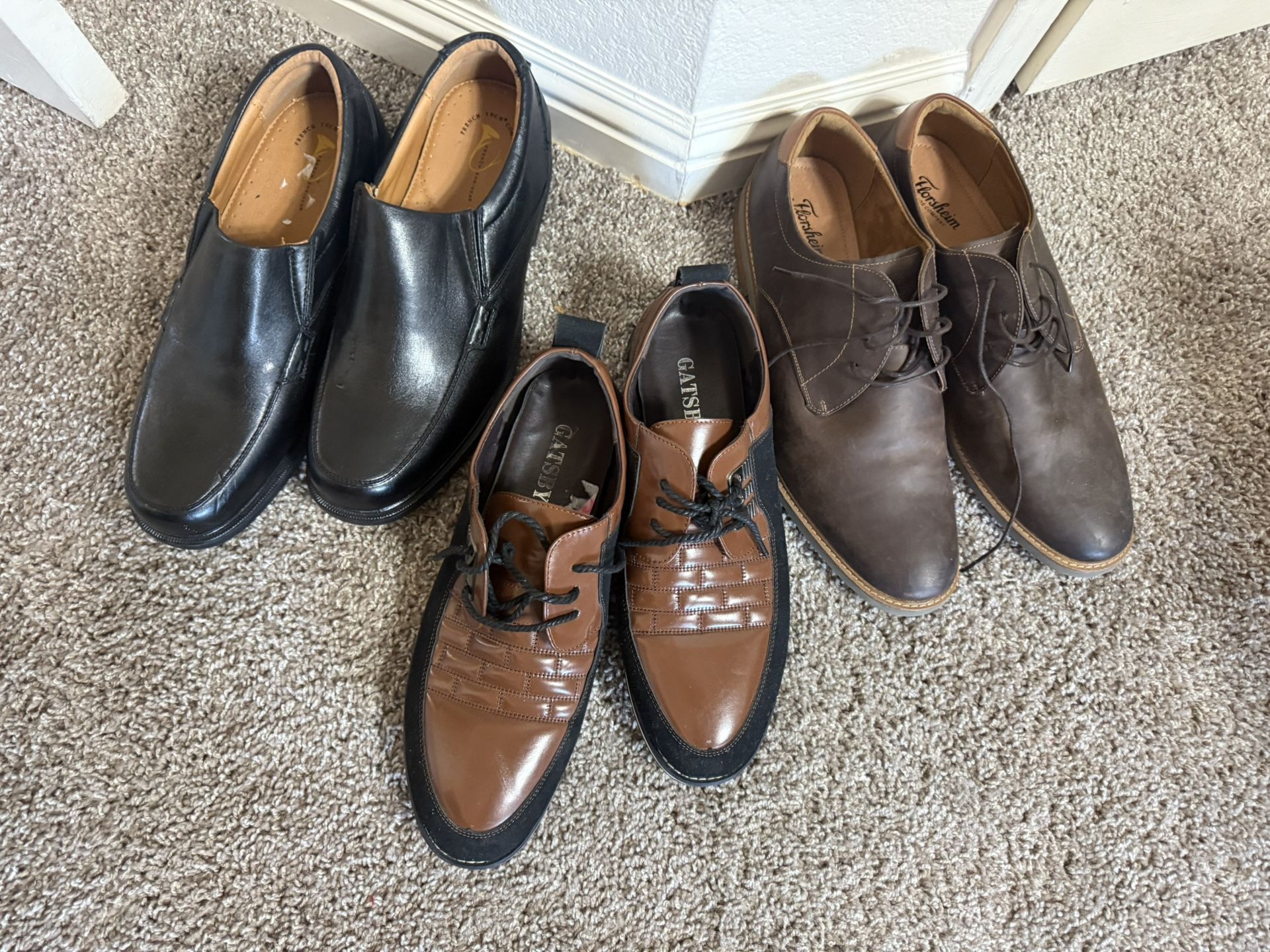 Men's Dress shoes size 14, size 14 and size 15