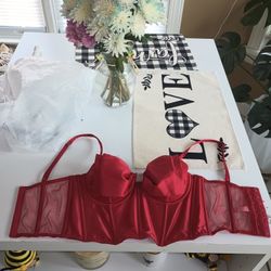 VICTORIAS SECRET RED LINGERIE (NEW!)