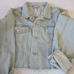 Crop Top Jean Jacket