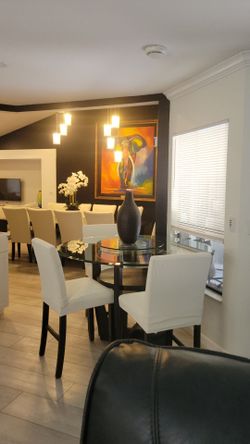 54 inch round table and chairs