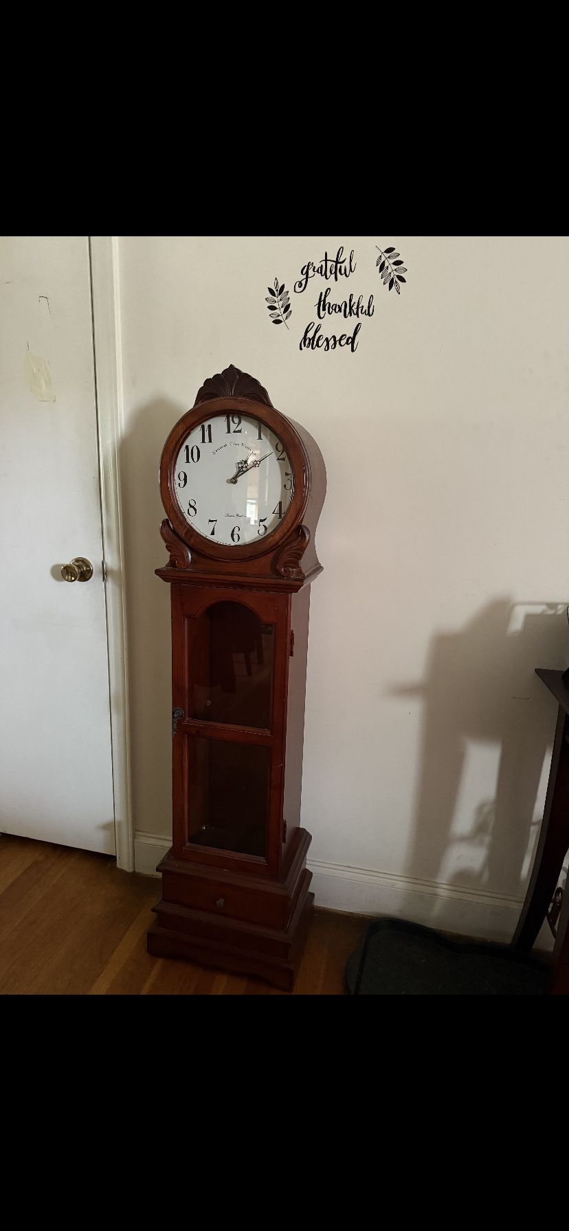 Clock With Bottom Drawer