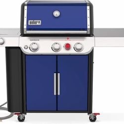 Weber Genesis E-335 Gas Grill, Natural Gas, Deep Ocean Blue (Used 3-4 Times)
