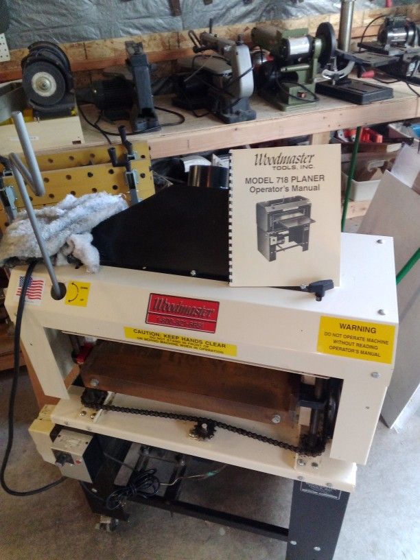 18" Planer Woodmaster