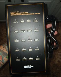 NeW >> Power x USB Charger Station 20-Port 100W - Charging Hub<<