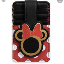 Disney Parks Minnie Bow and Dots Credit Card Wallet New with Tags