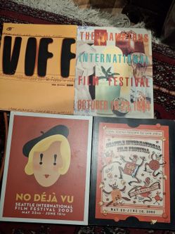 50+ Vintage Seattle International Film Fest. Magazines 